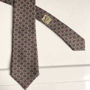 Hermès 100% silk tie